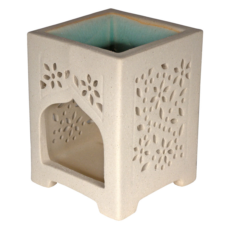 Fair Trade Ceramic Square Arch Burner