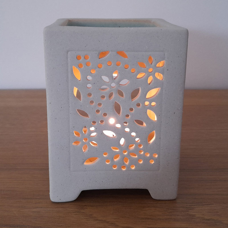 Fair Trade Square Arch Oil Burner - Image 3