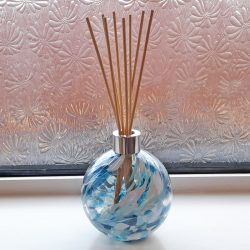 Alternative view of Globe Reed Diffuser Bottle, Turquoise