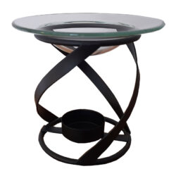 Simple Metallic Spiral Oil Burner
